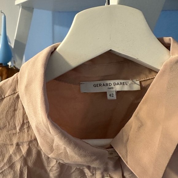 Soft drape crepe blouse for a pretty vintage resort style. 100% silk - Picture 3 of 3